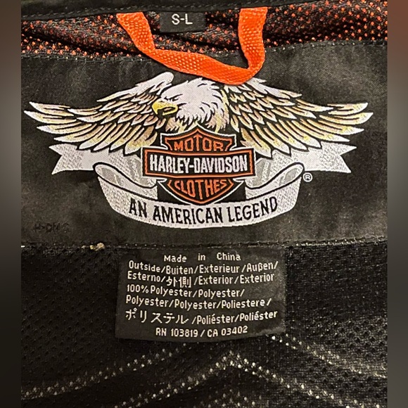 Harley Davidson Adjustable Hi-Vis Reflective Vest - Picture 8 of 11